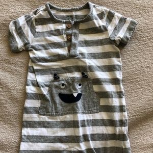 Monster Boy Shorts Onsie